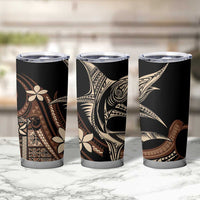 Samoa Manuia le Aso Tuto'atasi Tumbler Cup Siapo Mamanu Mix Tatau Marlin LT7 - Polynesian Pride