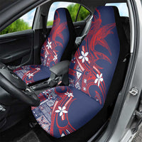 Samoa Manuia le Aso Tuto'atasi Car Seat Cover Siapo Mamanu Mix Tatau Marlin - Flag Color