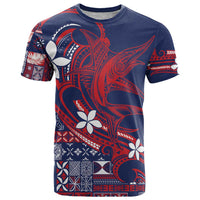 Samoa Manuia le Aso Tuto'atasi T Shirt Siapo Mamanu Mix Tatau Marlin - Flag Color
