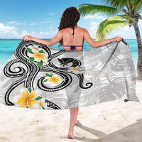 Kanaka Maoli Hawaii Plumeria Sarong Dancing Tentacles White Style