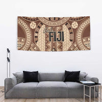 Bula Fiji Vintage Tapestry Brown Masi Motifs