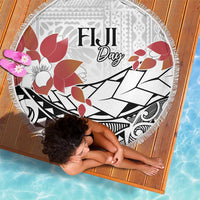 Bula Fiji Day Beach Blanket Tagimaucia on Masi Pattern LT7 - Polynesian Pride