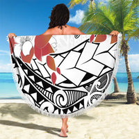 Bula Fiji Day Beach Blanket Tagimaucia on Masi Pattern LT7 - Polynesian Pride