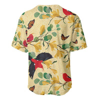 Aloha Hawaii Baseball Jersey I'iwi on Mamane Pastel Cream