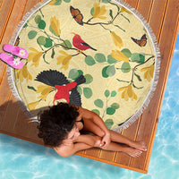 Aloha Hawaii Beach Blanket I'iwi on Mamane Pastel Cream