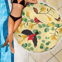 Aloha Hawaii Beach Blanket I'iwi on Mamane Pastel Cream