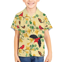 Aloha Hawaii Kid Hawaiian Shirt I'iwi on Mamane Pastel Cream