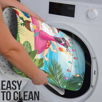 Have Yourself A Beachy Little Christmas Bathroom Set with Santa Chilling - Polynesian Pride