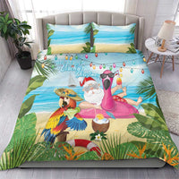 Have Yourself A Beachy Little Christmas Bedding Set with Santa Chilling - Polynesian Pride