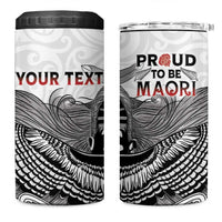 Aotearoa Personalized 4 in 1 Can Cooler Tumbler Proud To Be Maori