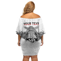 Aotearoa Personalized Off Shoulder Short Dress Proud To Be Maori