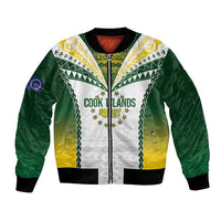 Cook Islands Rugby Custom Bomber Jacket Kuki's Aitu Champions - Polynesian Pride