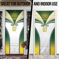 Cook Islands Rugby Custom Door Cover Kuki's Aitu Champions - Polynesian Pride