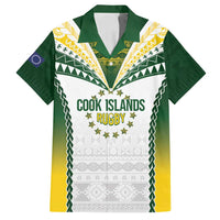 Cook Islands Rugby Custom Family Matching Long Sleeve Bodycon Dress and Hawaiian Shirt Kuki's Aitu Champions LT7 Dad's Shirt - Short Sleeve Colorful - Polynesian Pride