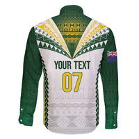 Cook Islands Rugby Custom Family Matching Long Sleeve Bodycon Dress and Hawaiian Shirt Kuki's Aitu Champions LT7 - Polynesian Pride