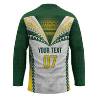 Cook Islands Rugby Custom Hockey Jersey Kuki's Aitu Champions - Polynesian Pride