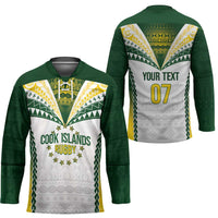 Cook Islands Rugby Custom Hockey Jersey Kuki's Aitu Champions - Polynesian Pride