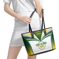 Cook Islands Rugby Leather Tote Bag Kuki's Aitu Champions - Polynesian Pride