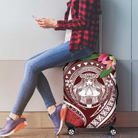 Aloha Hawaii Big Island Luggage Cover Ohia Lehua Wahine