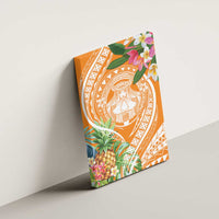 Aloha Hawaii Lanai Canvas Wall Art Frangipani Mix Pineapple