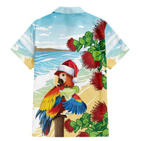 Have A Very Beach Christmas Family Matching Mermaid Dress and Hawaiian Shirt Parrot By Lehua Flower - Polynesian Pride