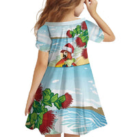 Have A Very Beach Christmas Family Matching Off Shoulder Maxi Dress and Hawaiian Shirt Parrot By Lehua Flower - Polynesian Pride