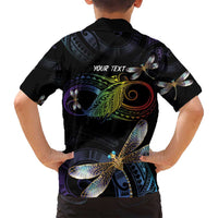 Personalised Polynesian Memorial Family Matching Off Shoulder Short Dress and Hawaiian Shirt Your Wings Were Ready But My Heart Was Not LT7 - Polynesian Pride