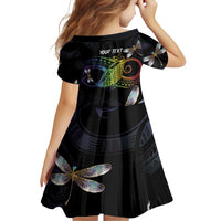 Personalised Polynesian Memorial Family Matching Off Shoulder Short Dress and Hawaiian Shirt Your Wings Were Ready But My Heart Was Not LT7 - Polynesian Pride