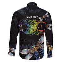Personalised Polynesian Memorial Family Matching Off Shoulder Short Dress and Hawaiian Shirt Your Wings Were Ready But My Heart Was Not LT7 - Polynesian Pride
