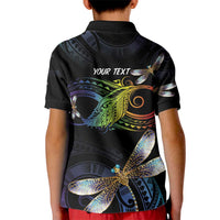 Personalised Polynesian Memorial Kid Polo Shirt Your Wings Were Ready But My Heart Was Not LT7 - Polynesian Pride