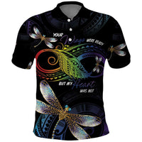 Personalised Polynesian Memorial Polo Shirt Your Wings Were Ready But My Heart Was Not