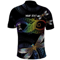 Personalised Polynesian Memorial Polo Shirt Your Wings Were Ready But My Heart Was Not