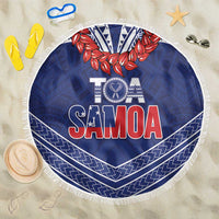 Toa Samoa Rugby Beach Blanket Ulafala Mix Nifo'oti - Polynesian Pride