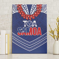 Toa Samoa Rugby Canvas Wall Art Ulafala Mix Nifo'oti - Polynesian Pride
