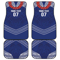 Toa Samoa Rugby Custom Car Mats Ulafala Mix Nifo'oti - Polynesian Pride