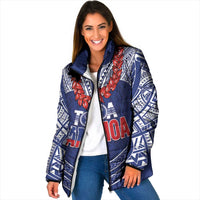 Toa Samoa Rugby Custom Padded Jacket Ulafala Mix Nifo'oti - Polynesian Pride