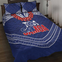 Toa Samoa Rugby Quilt Bed Set Ulafala Mix Nifo'oti - Polynesian Pride