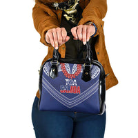 Toa Samoa Rugby Shoulder Handbag Ulafala Mix Nifo'oti LT7 One Size Blue - Polynesian Pride