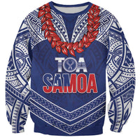 Toa Samoa Rugby Custom Sweatshirt Ulafala Mix Nifo'oti - Polynesian Pride