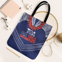 Toa Samoa Rugby Tote Bag Ulafala Mix Nifo'oti LT7 Black Strap One Size Blue - Polynesian Pride