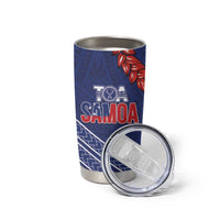 Toa Samoa Rugby Custom Tumbler Cup Ulafala Mix Nifo'oti - Polynesian Pride