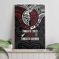 Maori Hongi Toitu Te Tiriti Canvas Wall Art Tangata Tiriti Stand With Tangata Whenua