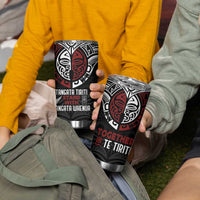 Maori Hongi Toitu Te Tiriti Tumbler Cup Tangata Tiriti Stand With Tangata Whenua LT7 - Polynesian Pride