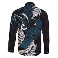 New Zealand Tui Bird Family Matching Summer Maxi Dress and Hawaiian Shirt Maori Kowhaiwhai LT7 - Polynesian Pride
