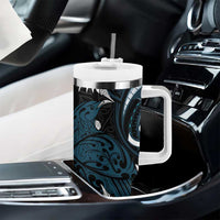 New Zealand Tui Bird Tumbler With Handle Maori Kowhaiwhai LT7 - Polynesian Pride