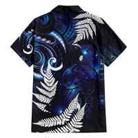New Zealand Maori Matariki Family Matching Off Shoulder Maxi Dress and Hawaiian Shirt Tui Bird Galaxy LT7 - Polynesian Pride