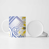 Philippines Tribal Sun Personalized Ceramic Mug Hunting Eagle