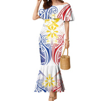 Philippines Tribal Sun Personalized Mermaid Dress Hunting Eagle