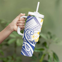 Philippines Tribal Sun Personalized Tumbler With Handle Hunting Eagle