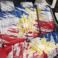 Filipino Sun and Stars Back Car Seat Cover Grunge Vibes